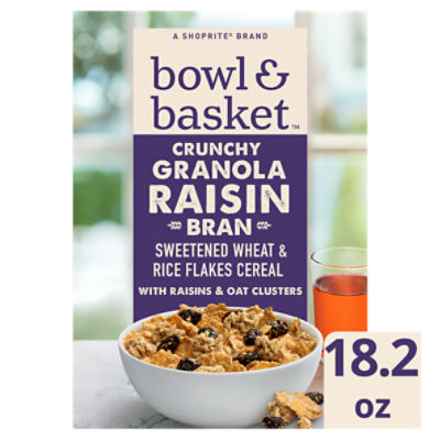 Bowl & Basket Crunchy Granola Raisin Bran, 18.2 oz