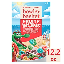 Bowl & Basket Fruity Wows Sweetened Fruit Flavored Cereal, 12.2 oz