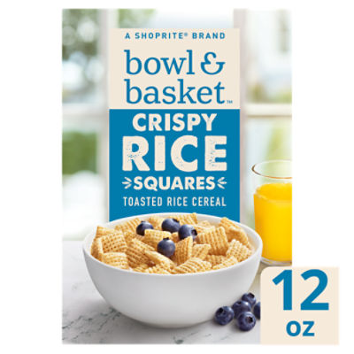 Bowl & Basket Crispy Rice Squares, 12 oz, 12 Ounce