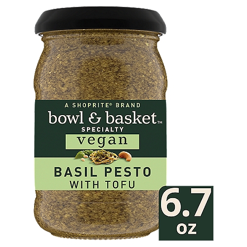 Bowl & Basket Specialty Vegan Basil Pesto with Tofu, 6.7 oz