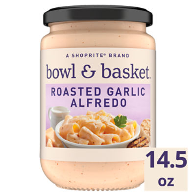 Bowl & Basket Roasted Garlic Alfredo Sauce, 14.5 oz