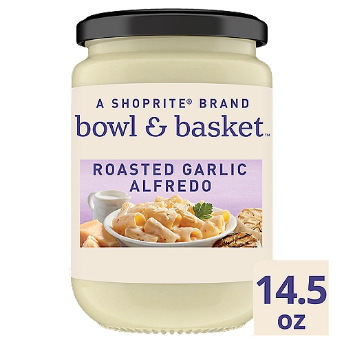 Bowl & Basket Roasted Garlic Alfredo Sauce, 14.5 oz