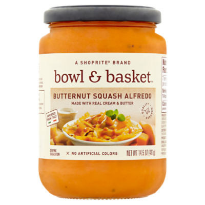 Bowl & Basket Butternut Squash Alfredo Sauce, 14.5 oz