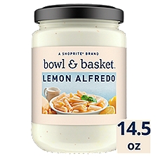Bowl & Basket Lemon Alfredo Sauce, 14.5 oz, 14.5 Ounce