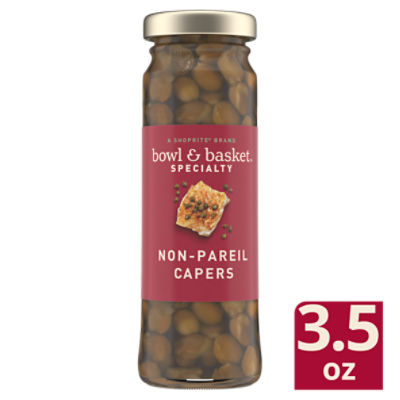 Bowl & Basket Specialty Non-Pareil Capers, 3.5 oz, 3.5 Ounce