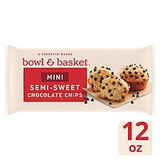 Bowl & Basket Mini Semi-Sweet Chocolate Chips, 12 oz