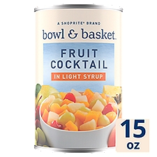 Bowl & Basket Fruit Cocktail in Light Syrup, 15 oz