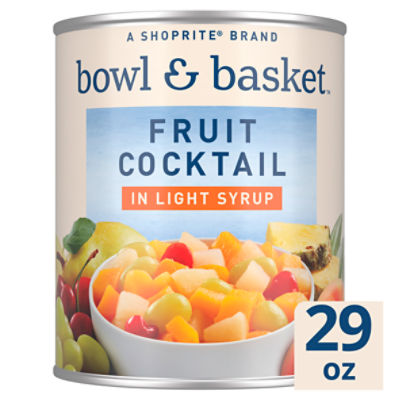 Bowl & Basket Fruit Cocktail in Light Syrup, 29 oz