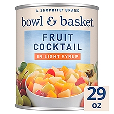 Bowl & Basket Fruit Cocktail in Light Syrup, 29 oz