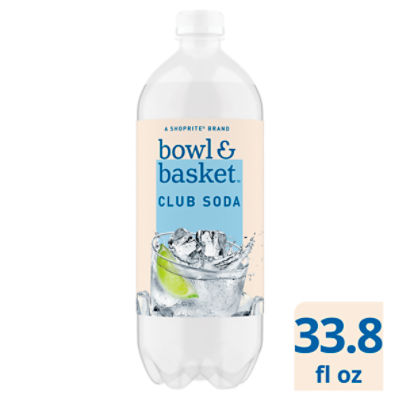 Bowl & Basket Club Soda, 33.8 fl oz, 33.8 Fluid ounce