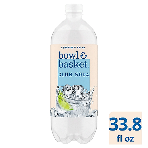 Bowl & Basket Club Soda, 33.8 fl oz