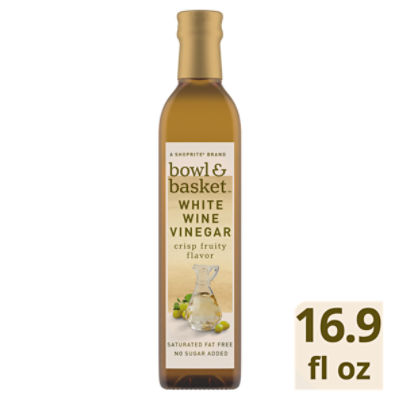 Bowl & Basket White Wine Vinegar, 16.9 fl oz