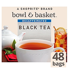Bowl & Basket Decaffeinated Black Tea Bags, 48 count, 3.1 oz, 48 Each