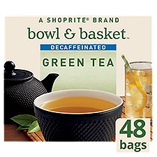 Bowl & Basket Decaffeinated Green Tea Bags, 48 count, 2.35 oz, 48 Each
