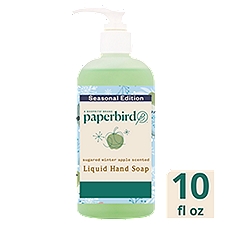 Paperbird Sugared Winter Apple Scented Liquid Hand Soap Seasonal Edition, 10 fl oz