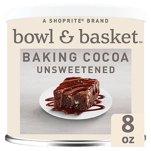 Bowl & Basket Unsweetened Baking Cocoa, 8 oz
