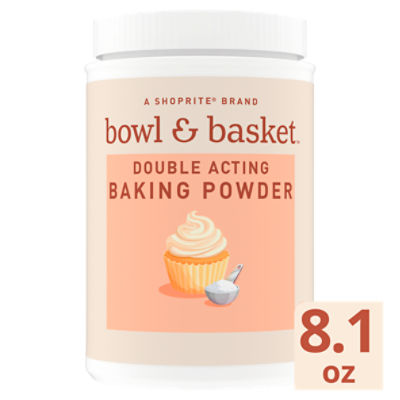 Bowl & Basket Double Acting Baking Powder, 8.1 oz, 8.1 Ounce