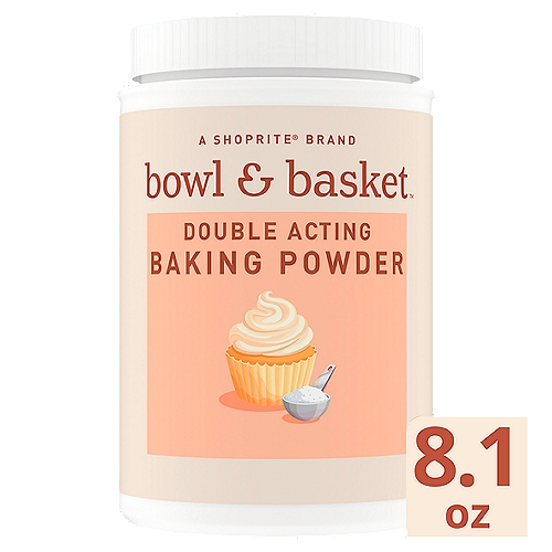 Bowl & Basket Double Acting Baking Powder, 8.1 oz
