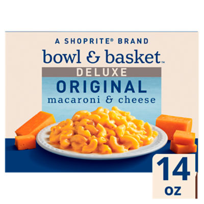 Bowl & Basket Deluxe Original Macaroni & Cheese, 14 oz, 14 Ounce