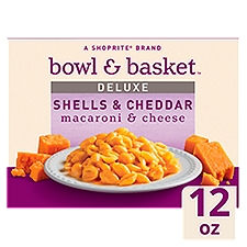 Bowl & Basket Deluxe Shells & Cheddar Macaroni & Cheese, 12 oz, 12 Ounce