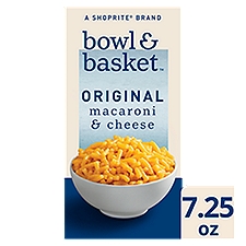 Bowl & Basket Original Macaroni & Cheese, 7.25 oz, 7.25 Ounce