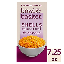 Bowl & Basket Shells Macaroni & Cheese, 7.25 oz, 7.25 Ounce