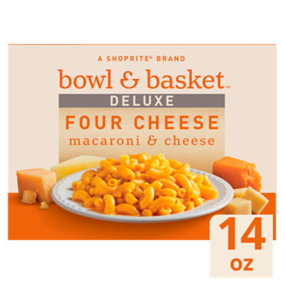 Bowl & Basket Deluxe Four Cheese Macaroni & Cheese, 14 oz, 14 Ounce