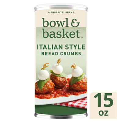 Bowl & Basket Italian Style Bread Crumbs, 15 oz, 15 Ounce