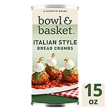 Bowl & Basket Italian Style Bread Crumbs, 15 oz, 15 Ounce