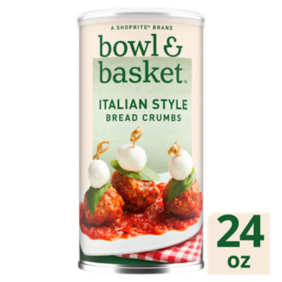 Bowl & Basket Italian Style Bread Crumbs, 24 oz