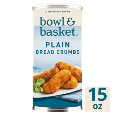 Bowl & Basket Plain Bread Crumbs, 15 oz, 15 Ounce