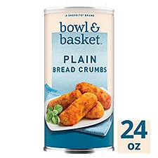 Bowl & Basket Plain Bread Crumbs, 24 oz, 24 Ounce