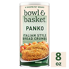 Bowl & Basket Panko Italian Style Bread Crumbs, 8 oz, 8 Ounce