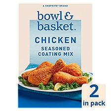 Bowl & Basket Chicken Seasoned Coating Mix, 2 count, 4.5 oz, 4.5 Ounce