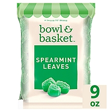 Bowl & Basket Spearmint Leaves Candies, 9 oz, 9 Ounce