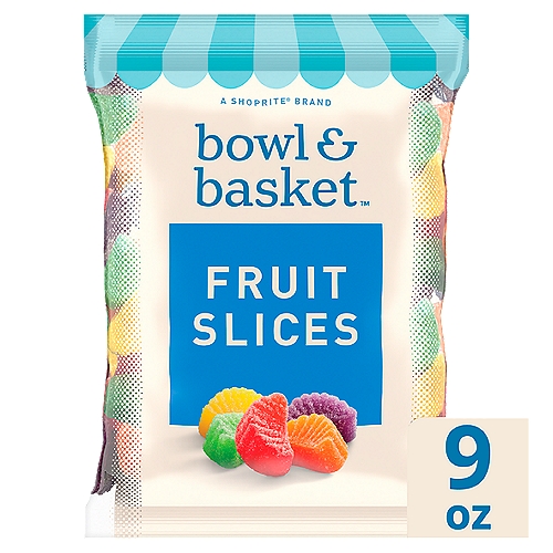 Bowl & Basket Fruit Slices Gummy Candies, 9 oz