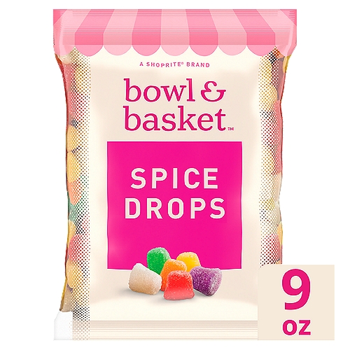 Bowl & Basket Spice Drops Gummy Candies, 9 oz