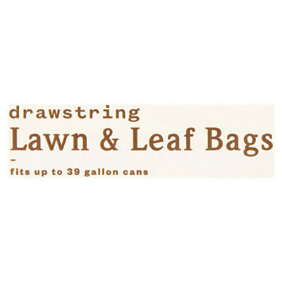 ShopRite Lawn & Leaf Paper Yard Waste Bags, 5 count