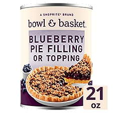 Bowl & Basket Blueberry Pie Filling or Topping, 21 oz