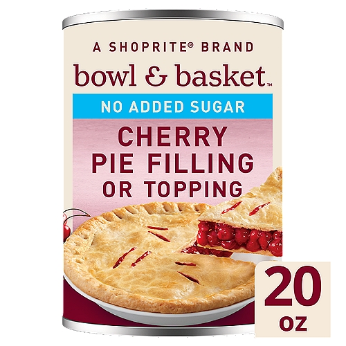 Bowl & Basket No Added Sugar Cherry Pie Filling or Topping, 20 oz