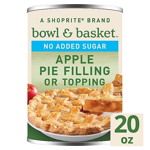 Bowl & Basket No Added Sugar Apple Pie Filling or Topping, 20 oz