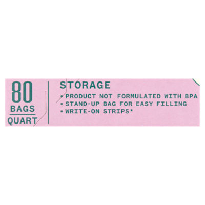 Up & Up Quart Storage Bags - 80ct - up & up