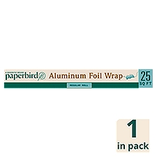 Paperbird Aluminum Foil Wrap, 1 count, 25 Square foot