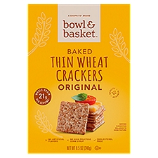 Bowl & Basket Baked Thin Wheats Crackers, 8.5 oz