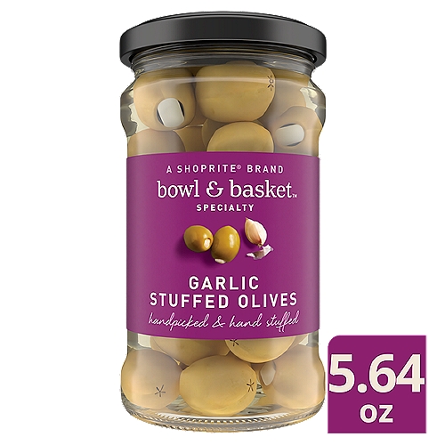 Bowl & Basket Specialty Garlic Stuffed Olives, 5.64 oz