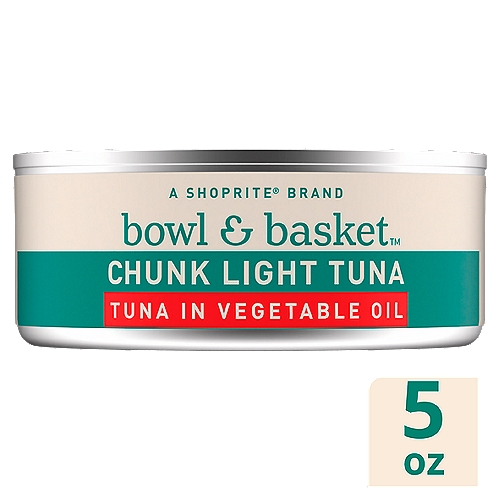 Bowl & Basket Chunk Light Tuna in Vegetable Oil, 5 oz