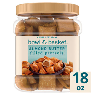 Bowl & Basket Almond Butter Filled Pretzels, 18 oz