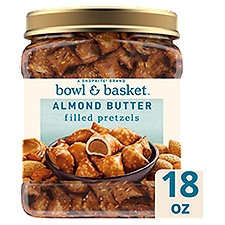 Bowl & Basket Almond Butter Filled Pretzels, 18 oz