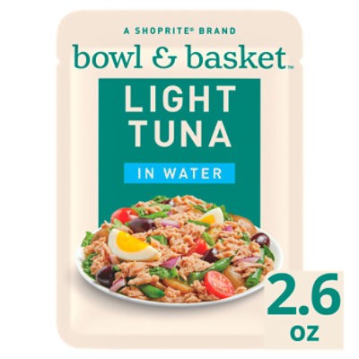 Bowl & Basket Light Tuna in Water, 2.6 oz, 2.6 Ounce