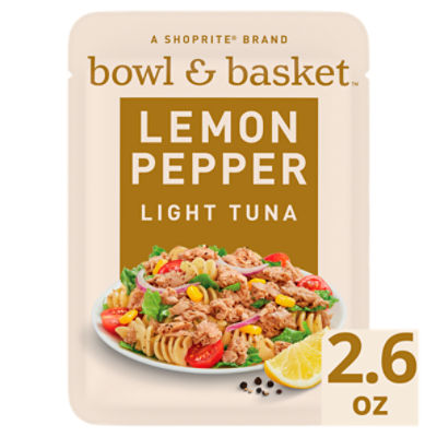 Bowl & Basket Lemon Pepper Light Tuna, 2.6 oz